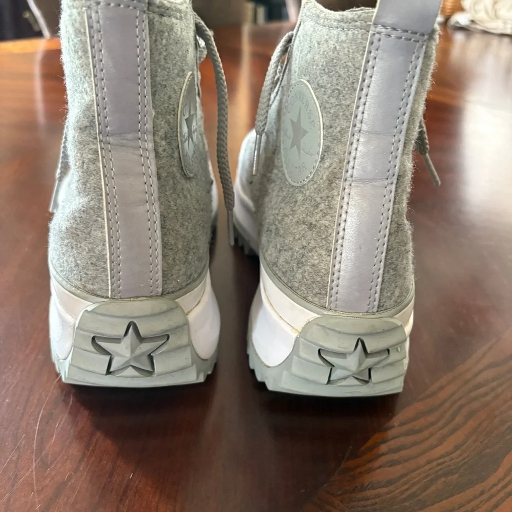 Converse Run Star Hike Chunky High Top Sneakers Unisex Womens 11 Mens 9.5 - Picture 6 of 16